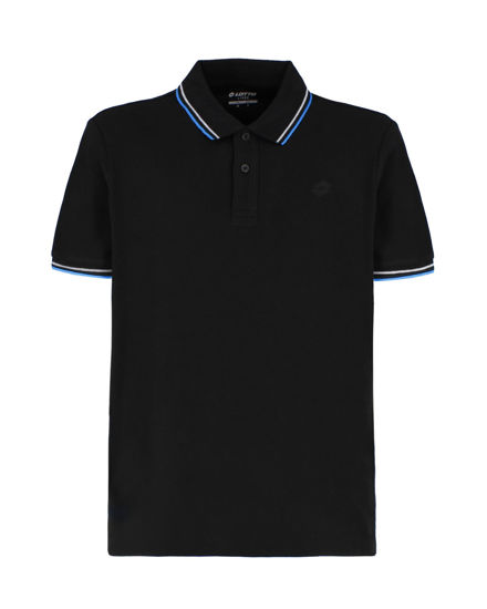 Immagine di LOTTO - POLO MEZZA MANICA UOMO GRIGIA CON RIGHINO GRIGIO E BLU CLASSICA  - 219238/D7C