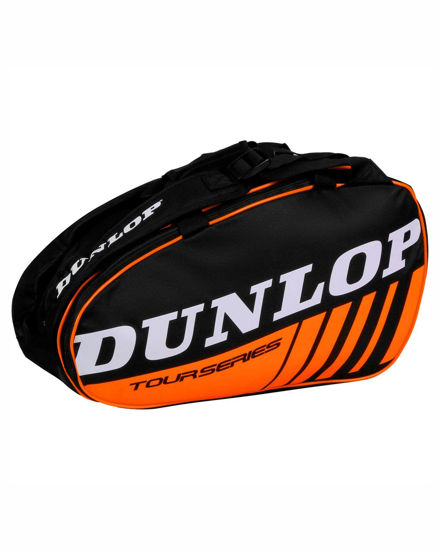 Immagine di DUNLOP - BORSONE PORTA RACCHETTE NERO E ARANCIONE FLUO PALETERO - 623853