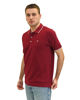 Immagine di KEY UP - POLO MEZZA MANICA UOMO IN PIQUET BORDEAUX  CON RIGHINO BIANCO - 2Q711/2149