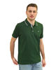 Immagine di KEY UP - POLO MEZZA MANICA UOMO IN PIQUET VERDE CON RIGHINO BIANCO - 2Q711/2428
