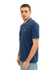 Immagine di KEY UP - POLO MEZZA MANICA UOMO IN PIQUET BLU  CON RIGHINO BIANCO - 2Q711/1271