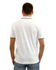 Immagine di KEY UP - POLO MEZZA MANICA UOMO IN PIQUET BIANCA  CON RIGHINO NERO - 2Q711/0001