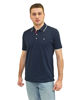 Immagine di KEY UP - POLO MEZZA MANICA UOMO IN PIQUET BLU SCURO  CON RIGHINO BIANCO - 2Q711/1245