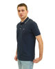 Immagine di KEY UP - POLO MEZZA MANICA UOMO IN PIQUET BLU SCURO  CON RIGHINO BIANCO - 2Q711/1245