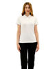 Immagine di KEY UP -POLO IN PIQUET DONNA BIANCA CON COLLETTO - 5535Q/0001