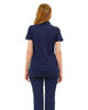 Immagine di KEY UP -POLO IN PIQUET DONNA BLU CON COLLETTO - 5535Q/1265