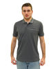 Immagine di KEY UP - POLO MEZZA MANICA UOMO IN PIQUET GRIGIA CON RIGHINO BIANCO E NERO - 2Q827/1416