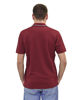 Immagine di KEY UP - POLO MEZZA MANICA UOMO IN PIQUET BORDEAUX CON RIGHINO BIANCO E BLU - 2Q827/2149