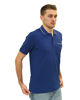 Immagine di KEY UP - POLO MEZZA MANICA UOMO IN PIQUET BLU CON RIGHINO BIANCO E BLU SCURO - 2Q827/3135