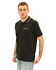 Immagine di KEY UP - POLO MEZZA MANICA UOMO IN PIQUET NERA CON RIGHINO BIANCO E ROSSO - 2Q827/0002