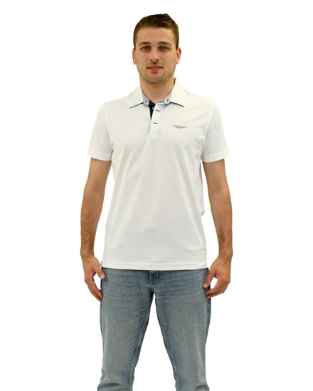 Immagine di KEY UP - POLO MEZZA MANICA UOMO IN PIQUET BIANCA PQ YACHT - 2Q512/0001