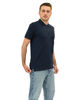 Immagine di KEY UP - POLO MEZZA MANICA UOMO IN PIQUET BLU MEZZA ZIP CON TASCHINO - 2Q515/1245
