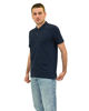 Immagine di KEY UP - POLO MEZZA MANICA UOMO IN PIQUET BLU MEZZA ZIP CON TASCHINO - 2Q515/1245