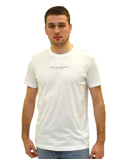 Immagine di KEY UP - T-SHIRT MEZZA MANICA UOMO BIANCA  - 2S571/0001