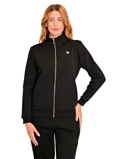 Immagine di KEY UP - FELPA DONNA FULL ZIP - NERA , 5FB4I/0002