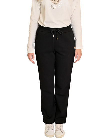 Immagine di KEY UP - PANTALONE DA TUTA  DONNA NERO DRITTO, 5FB6I/0002