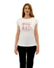 Immagine di KEY UP - T-SHIRT MEZZA MANICA DONNA BIANCA CON STAMPA FRONTALE- 5S886/0001