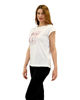 Immagine di KEY UP - T-SHIRT MEZZA MANICA DONNA BIANCA CON STAMPA FRONTALE- 5S886/0001