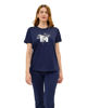 Immagine di KEY UP - T-SHIRT MEZZA MANICA DONNA BLU  - 5S882/1265