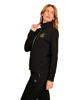 Immagine di KEY UP - FELPA  DONNA FULL ZIP - NERA E ORO, 5E468/0002