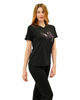 Immagine di KEY UP - T-SHIRT MEZZA MANICA DONNA NERA CON STAMPA FRONTALE - 5S896/0002