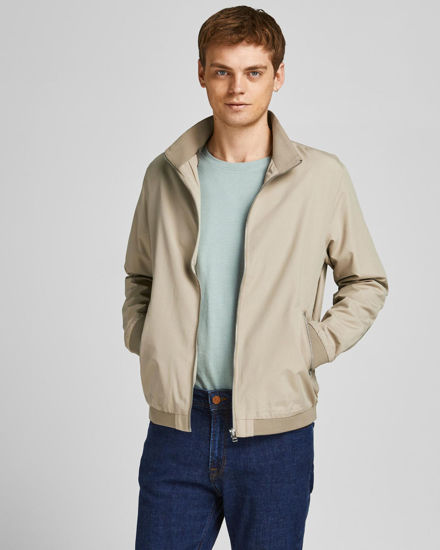 Immagine di JACK & JONES - GIUBBINO BOMBER BEIGE DA UOMO RUSH HARRINGTON