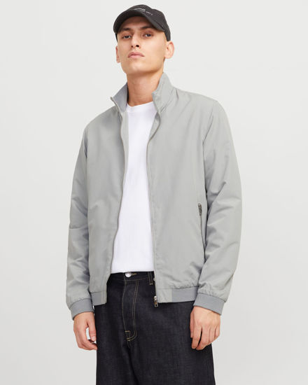 Immagine di JACK & JONES - GIUBBINO BOMBER GRIGIO DA UOMO RUSH HARRINGTON