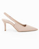 Immagine di MISS GLOBO - Décolleté slingback nude scamosciata, tacco 7,5CM - MADE IN ITALY