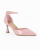 Immagine di MISS GLOBO - Décolleté rosa con sottopiede in VERA PELLE e cinturino alla caviglia, tacco 7,5CM