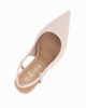 Immagine di MISS GLOBO - Décolleté slingback nude con sottopiede in VERA PELLE, tacco 7,5CM