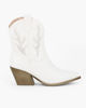 Immagine di ZOE - Stivaletto texano bianco con zip laterale, tacco 7CM