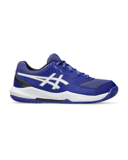 Immagine di ASICS - SNEAKER JUNIOR GEL-DEDICATE 8 GS 4-7-BLU E BIANCA, NUMERATA 35,5 - 40    1044A077-403
