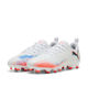 Immagine di PUMA - SCARPA DA CALCIO BIANCA, ARANCIONE E BLU FUTURE 8 PLAY FG/AG DAL 30 AL 38,5   108622-01