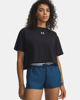 Immagine di T-SHIRT MM UA RIVAL BOXY TEE SOLID BLACK