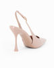 Immagine di MISS GLOBO - Décolleté slingback nude in vernice, tacco 9,5CM