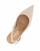 Immagine di MISS GLOBO - Décolleté slingback beige con sottopiede in VERA PELLE, tacco 8CM
