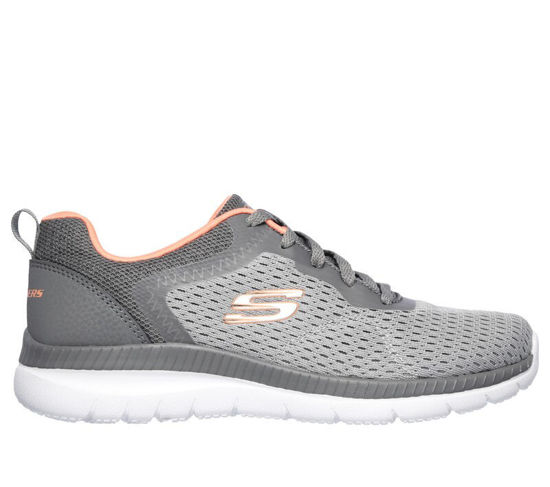 Immagine di SKECHERS - BOUNTIFUL - QUICK PATH Sneakers grigia con soletta memory foam