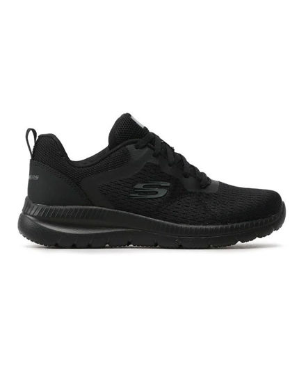 Immagine di SKECHERS - BOUNTIFUL - QUICK PATH Sneakers nera con soletta memory foam