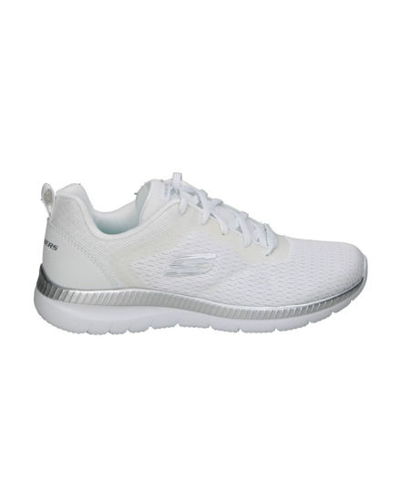 Immagine di SKECHERS - BOUNTIFUL - QUICK PATH Sneakers bianca con soletta memory foam
