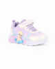 Immagine di FROZEN - Sneakers lilla da bambina con luci e strappo, numerata 24/30