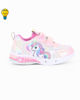 Immagine di UNICORNO - Sneakers rosa da bambina con luci e strappi, numerata 25/31