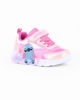 Immagine di STITCH - Sneakers rosa da bambina con luci e strappo, numerata 25/31