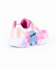 Immagine di STITCH - Sneakers rosa da bambina con luci e strappo, numerata 25/31