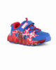 Immagine di SPIDERMAN - Sneakers blu da bambino con luci e strappo, numerata 24/31