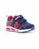 Immagine di SPIDERMAN - Sneakers blu da bambino con luci e strappi, numerata 24/31