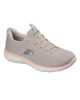 Immagine di SKECHERS - SUMMITS - SUMMER BLUSH Sneakers taupe con tomaia in mesh