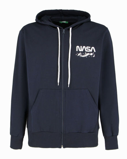 Immagine di UOMO FELPA CON ZIP E CAPPUCCIO