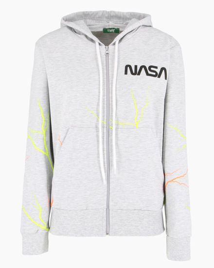 Immagine di DONNA FELPA CUN ZIP E CAPPUCCIO