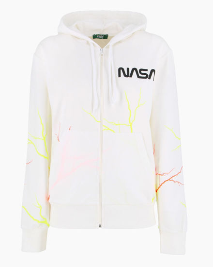 Immagine di DONNA FELPA CUN ZIP E CAPPUCCIO