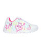 Immagine di SKECHERS - UNO LITE - MY DRIP - Sneakers bianca da bambina con stampe multicolor, numerata 28/36